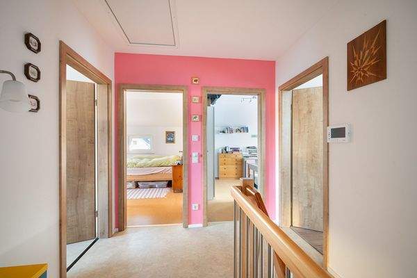 Flur mit Blick in die Zimmer