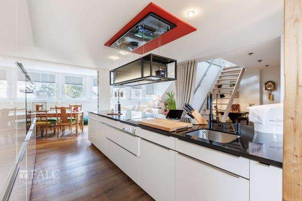 Wohnung Küche Richtung Essbereich Maisonettewohnung