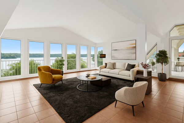 Einrichtungsvorschlag Wohn- und Essbereich Obergeschoss