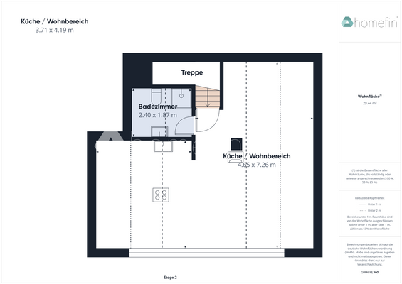 B3) Grundriss DG (Abmessung)
