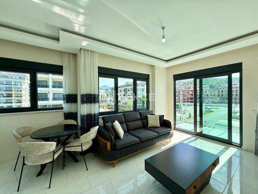 Furnished Sea-View Apartment in Alanya Kargıcak