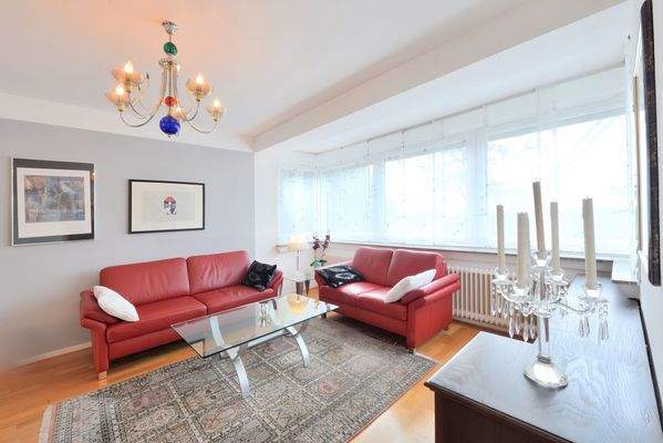 das gemütliche Wohnzimmer