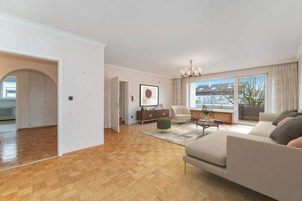 Wohzimmer OG mit Staging