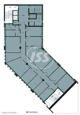 Grundriss 9. Obergeschoss