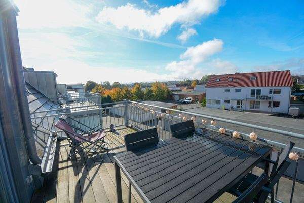 Blick auf den Balkon