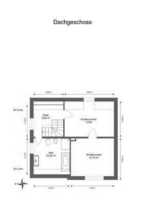 Grundriss Dachgeschoss