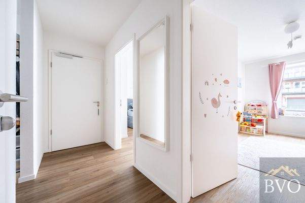 Überblick aus dem Wohnungsflur