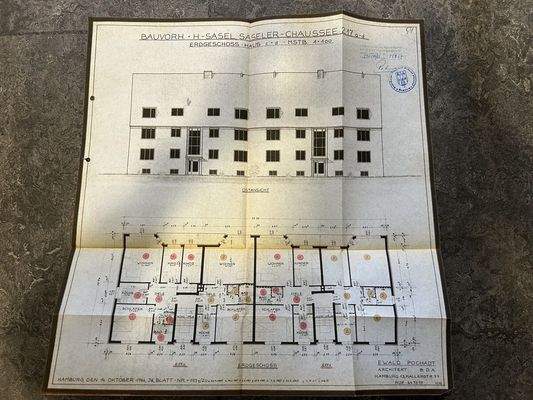 Aufteilungsplan EG Haus c u d