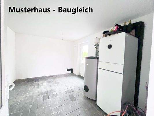 Geräteraum mit Heizung