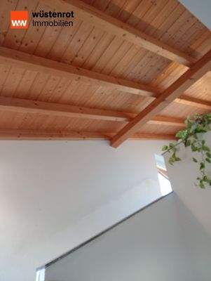 Sichtdachstuhl flur und Wohnung OG