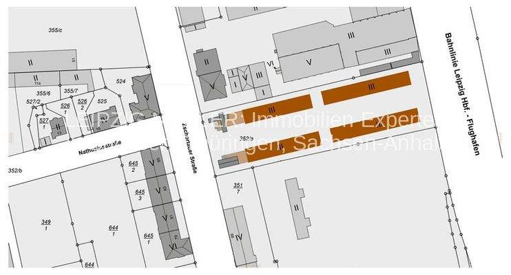 Lageplan mit Planung