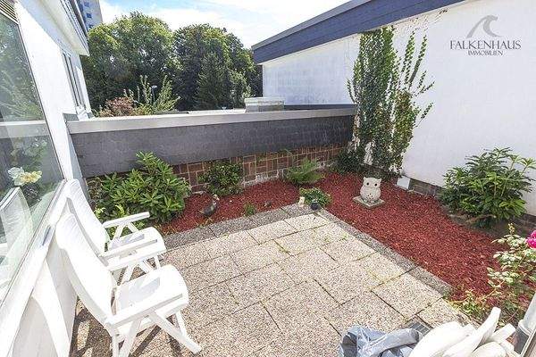 Sehr gepflegte Terrasse 