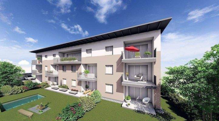 Visualisierung Südfassade