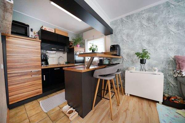 Einbauküche mit Theke