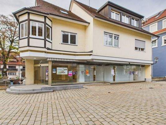 Große Schaufensterfront