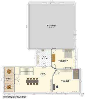 Grundriss Dachgeschoss