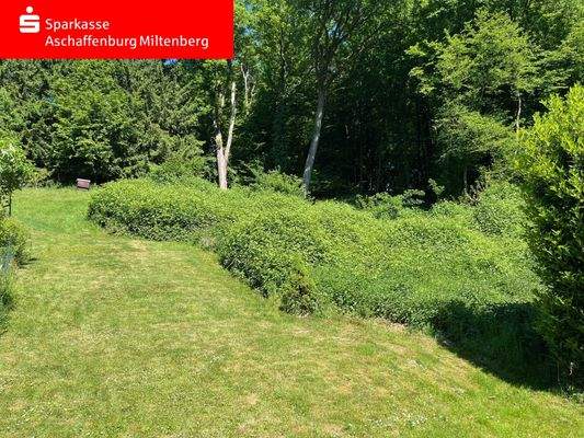 Blick auf das Grundstück