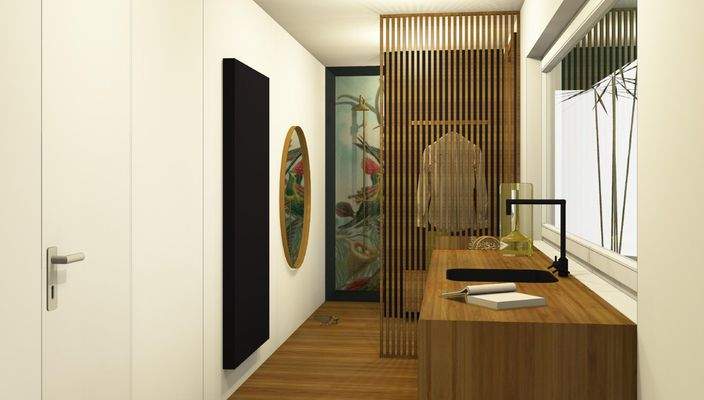 Perspektive Küche Flur