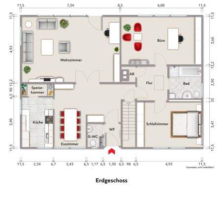 Grundriss Erdgeschoss