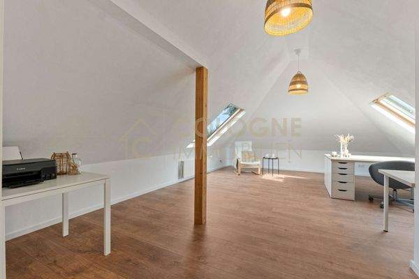 Arbeitszimmer im Dachgeschoss