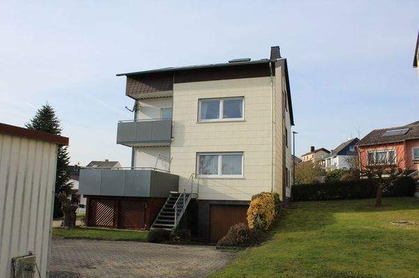 Rückseite des Hauses