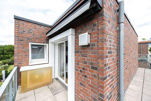 Dachterrasse im 2. Obergeschoss