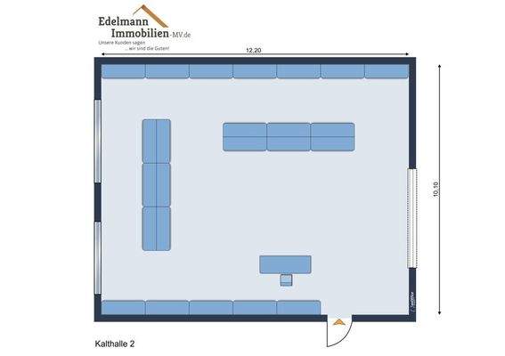 Grundriss Kalthalle 2