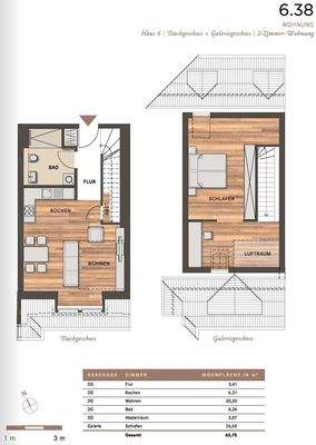 Maßstab 1:100 bei entsprechendem Heranzoomen (Referenz: Küchenarbeitsplatte mit 60 cm Tiefe)