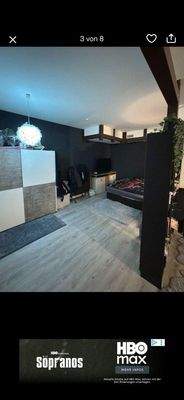 halb abgetrennter Schlafbereic