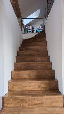 Treppe zum Dachstudio