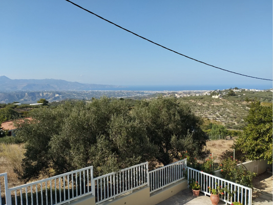 Kreta, Vasilies: Einfamilienhaus mit schöner Aussicht zu verkaufen