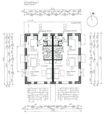 Grundrisse Einzelhaus 1 EG