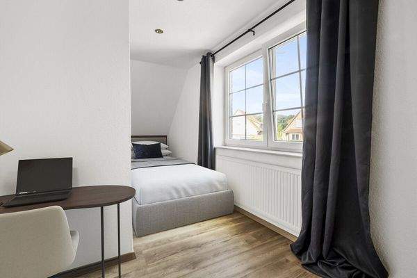 Kinderzimmer mit Beispiel-Möblierung