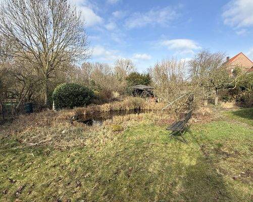 Gartenparadies im Winterschlaf