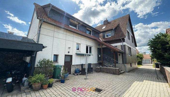 Hausrückseite mit Eingang