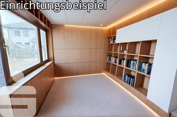 Einrichtungsbeispiel Arbeitszimmer