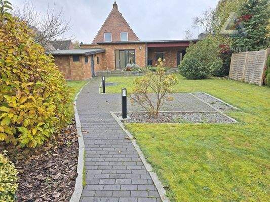 rückwärtige Hausansicht