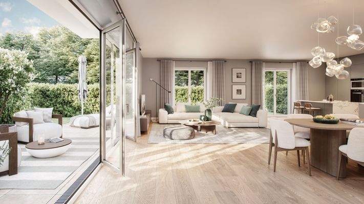 Wohnzimmer - Visualisierung