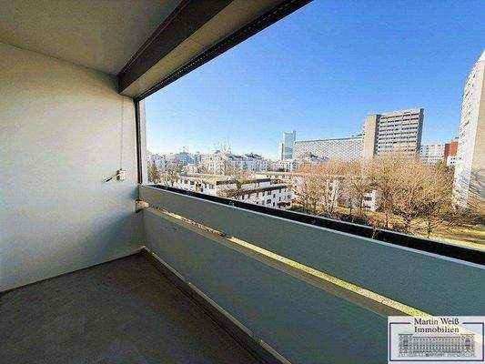 Blick auf den 2. West-Balkon