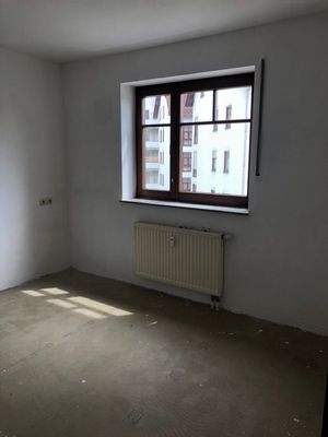 Blick ins Schlafzimmer