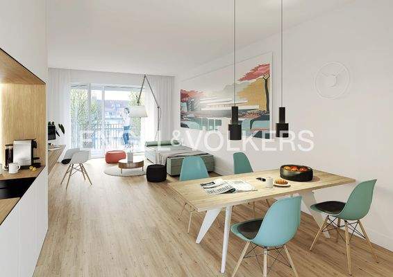 Visualisierung Studiowohnung