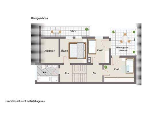 GRUNDRISS DACHGESCHOSS