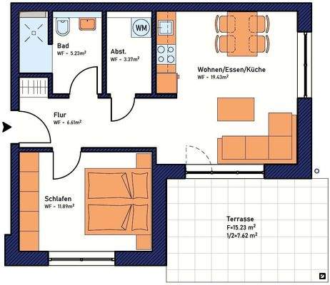 Grundriss B.1 Erdgeschoss