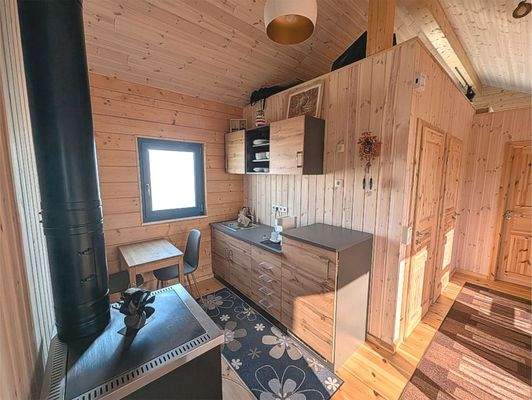 Küche mit Sitzbereich 