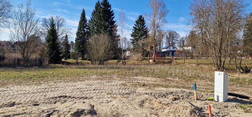 Ansicht Baugrundstück