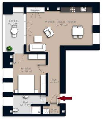 Grundriss | 3. Obergeschoss