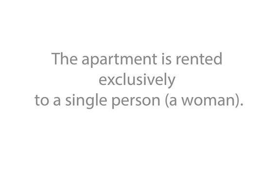 Only a single woman!!