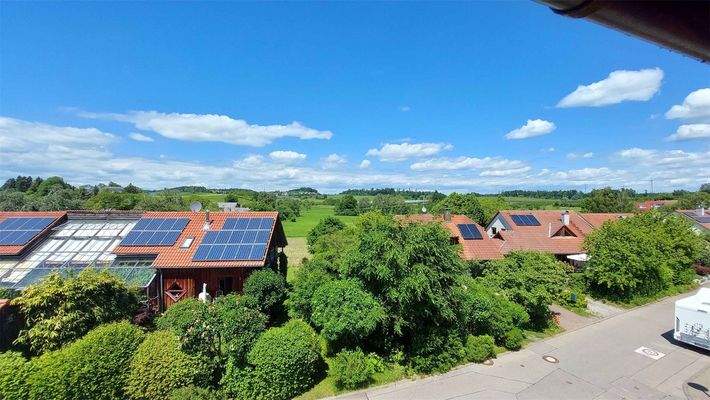 Ausblick vom Dachgeschoss