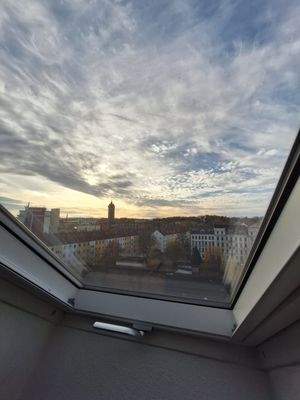 Blick vom Schlafzimmer