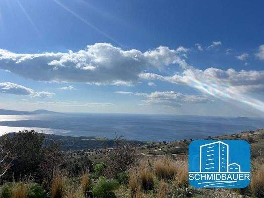 Südkreta - Melambes: Grundstück mit Baugenehmigung